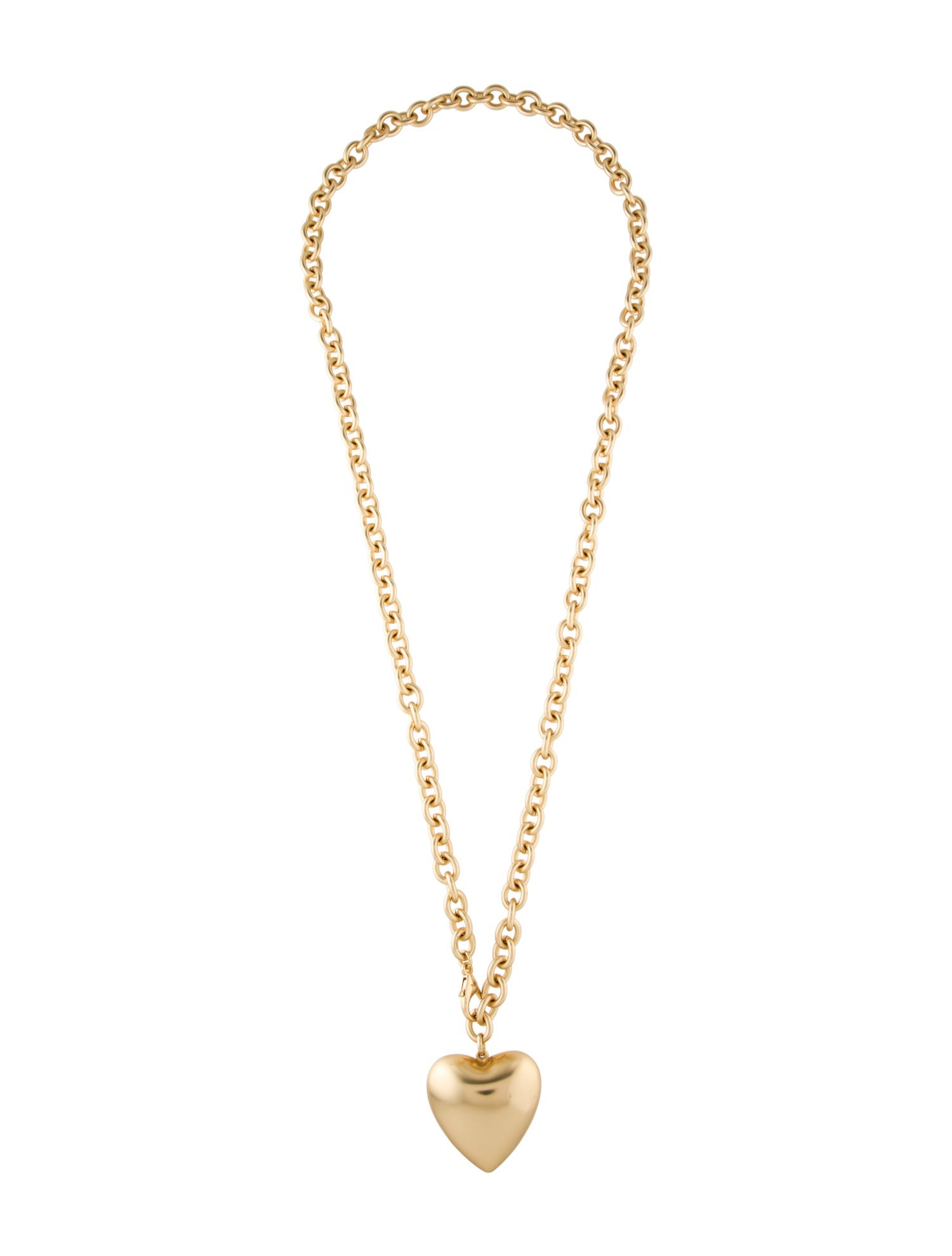 Roxanne Assoulin Puffy Heart Pendant Necklace