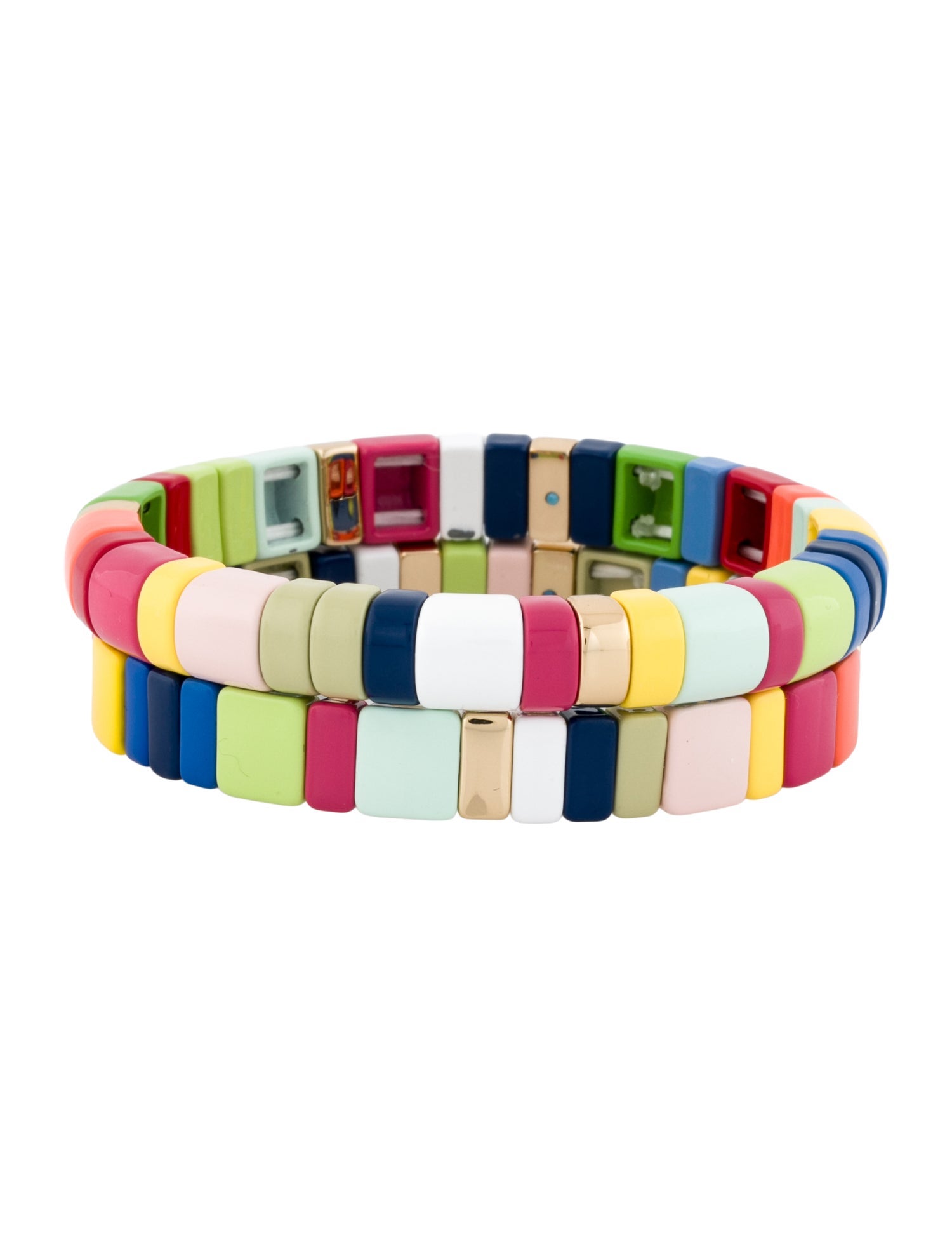 Roxanne Assoulin Enamel Beaded Bracelet Set