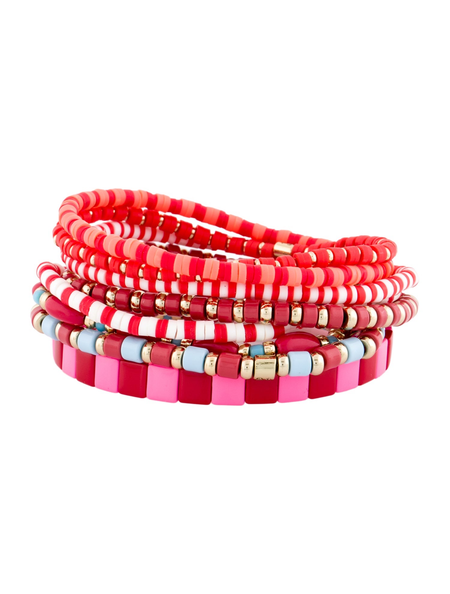 Roxanne Assoulin Enamel & Beaded Colour Therapy Bracelet Set