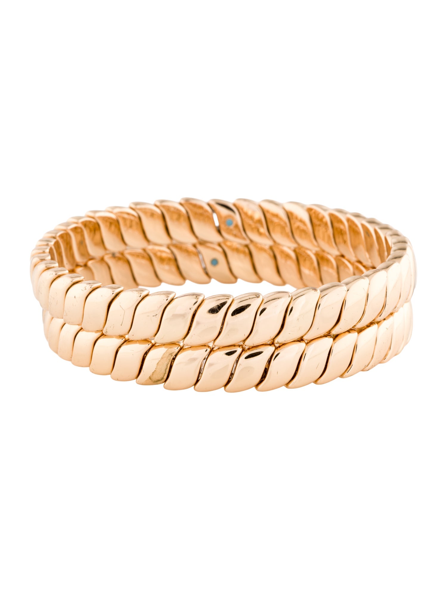 Roxanne Assoulin The Double Cobra Link Stretch Bracelet