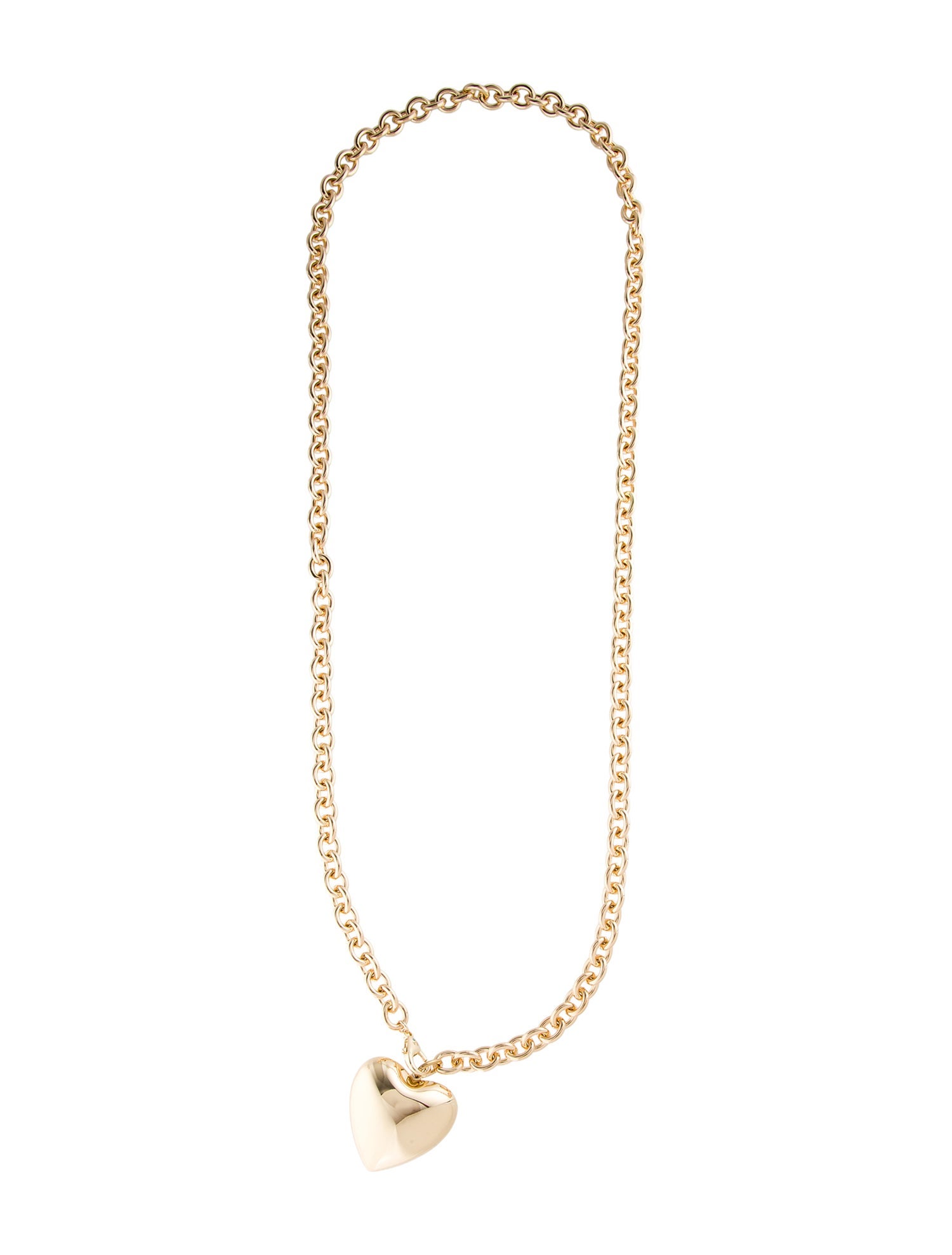 Roxanne Assoulin Puffy Heart Pendant Necklace