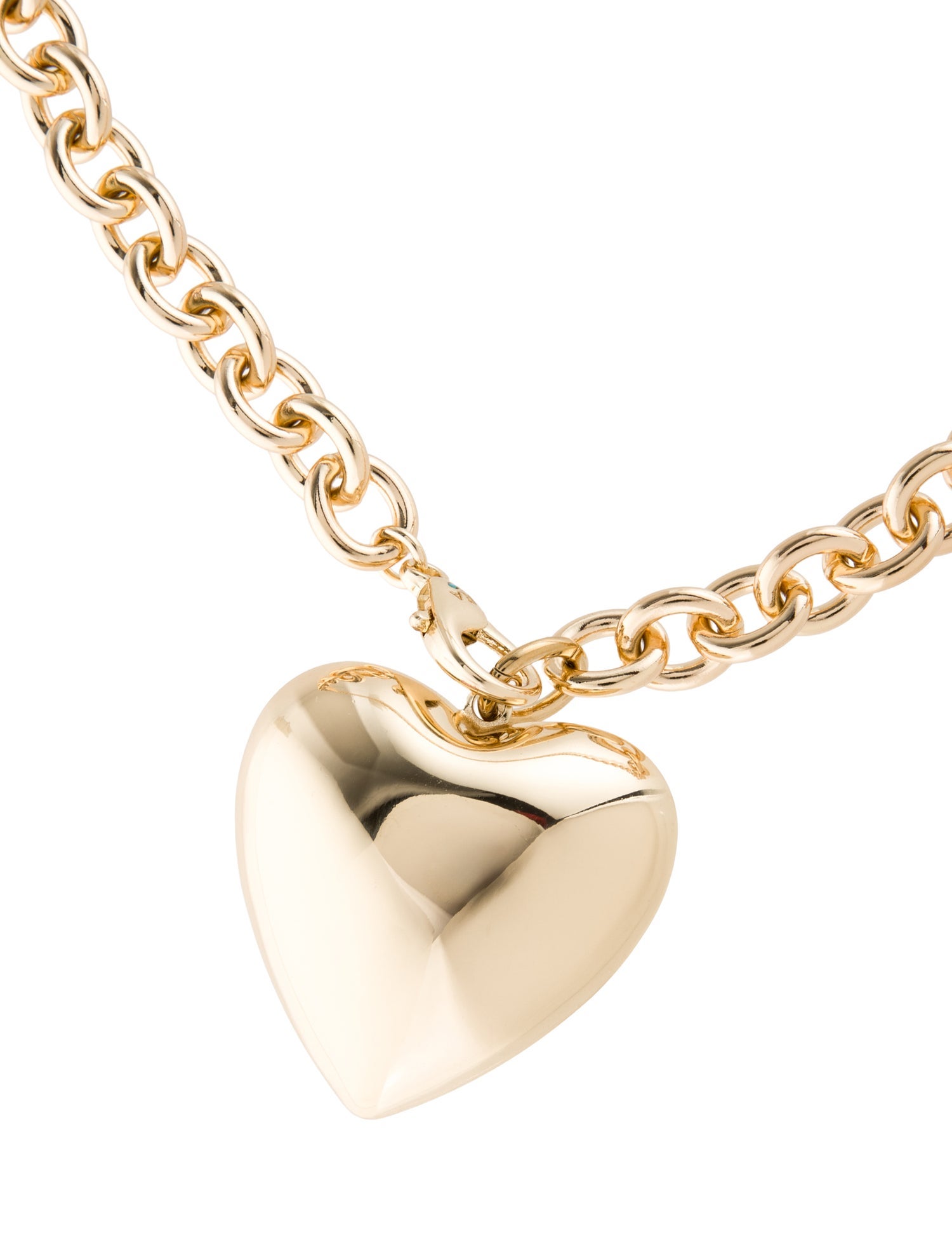 Roxanne Assoulin Puffy Heart Pendant Necklace