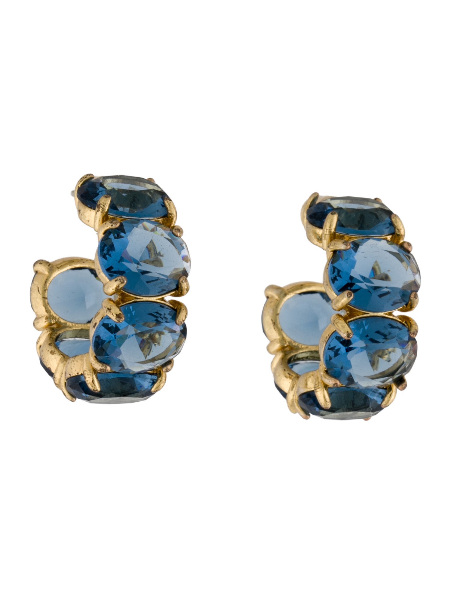 Roxanne Assoulin Crystal 'The Royals' Hoop Earrings