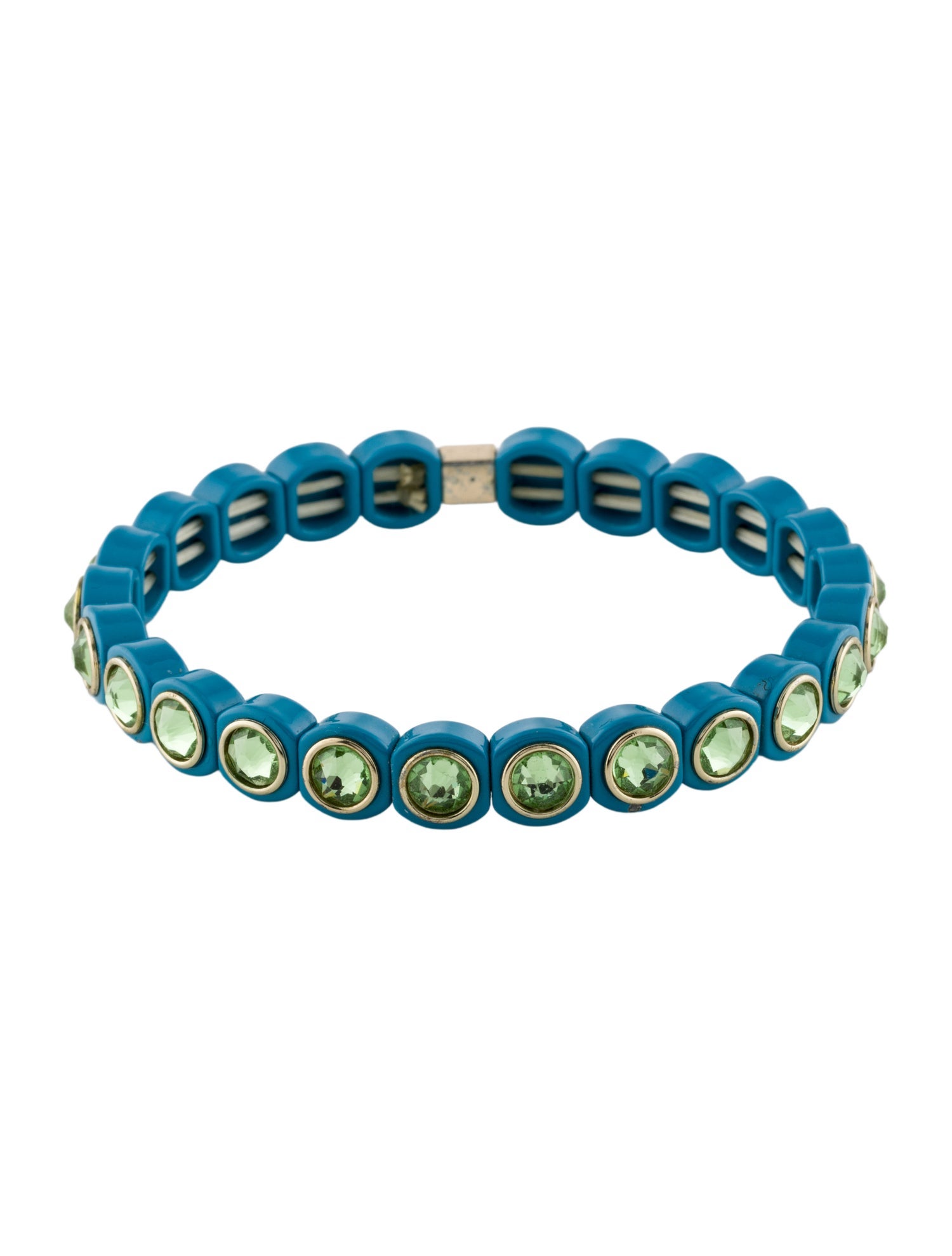 Roxanne Assoulin Crystal & Enamel Stretch Bracelet