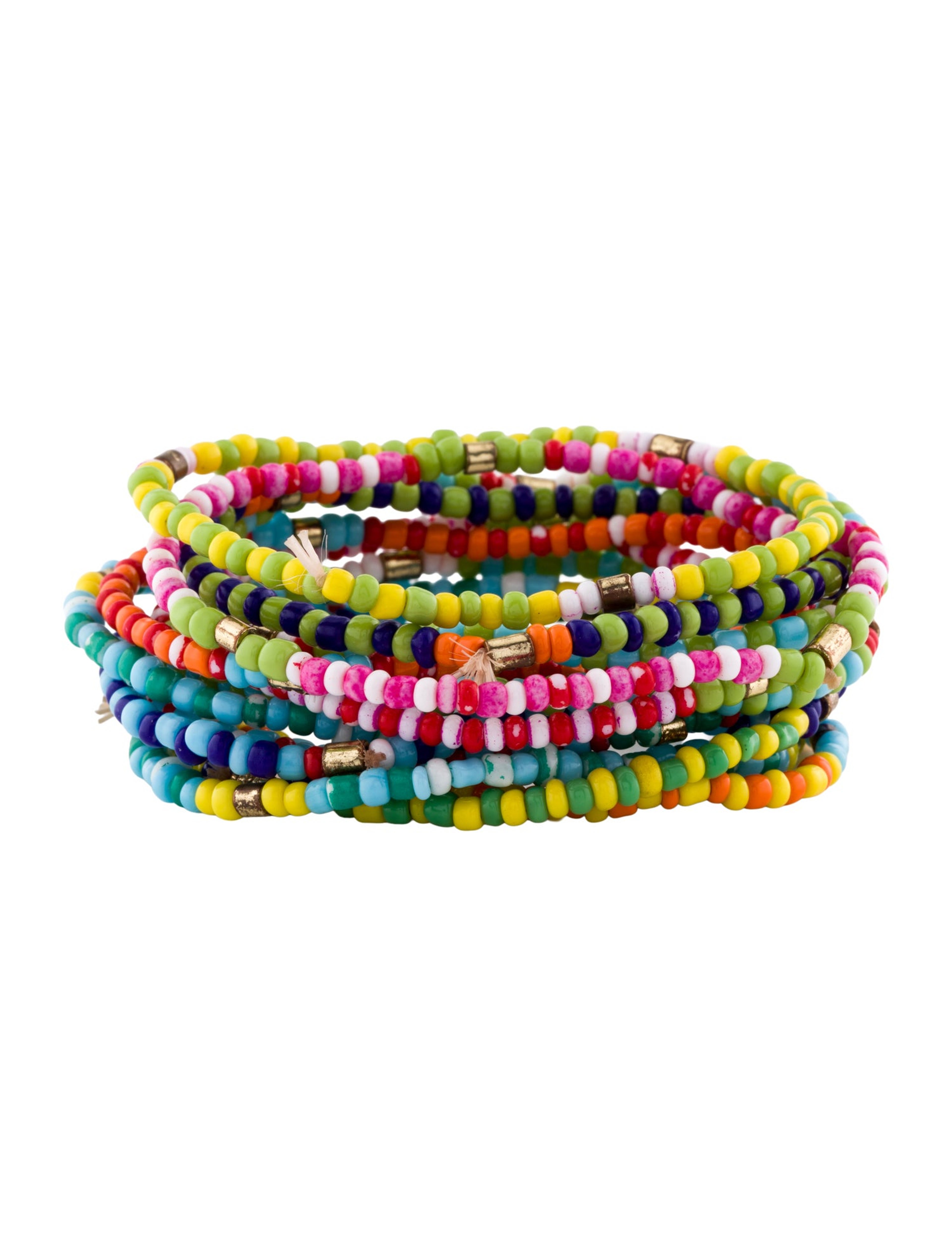 Beaded 'The Brighter The Better' Bracelet Set
