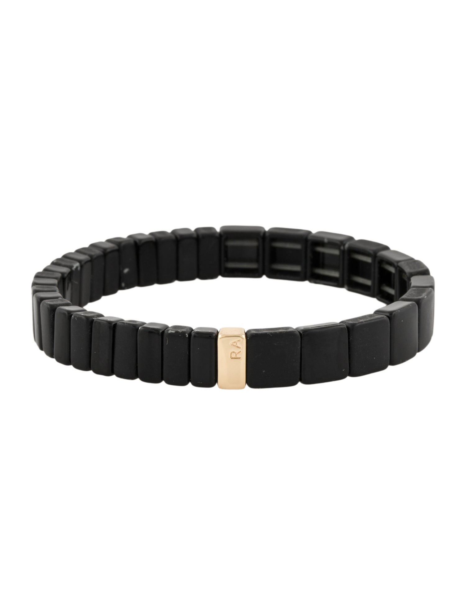 Roxanne Assoulin Enamel Black Out Bead Bracelet