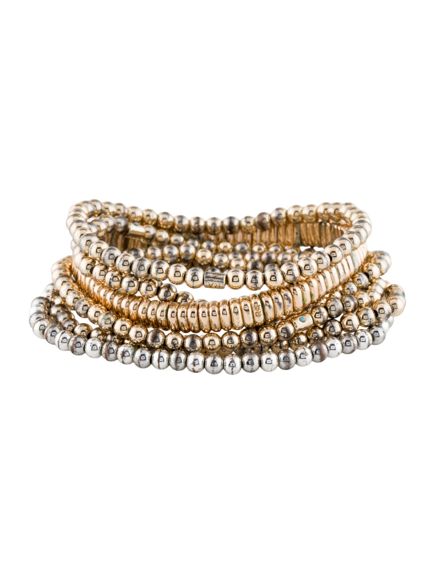 Roxanne Assoulin Beaded Stretch Bracelet Bunch Set of 6