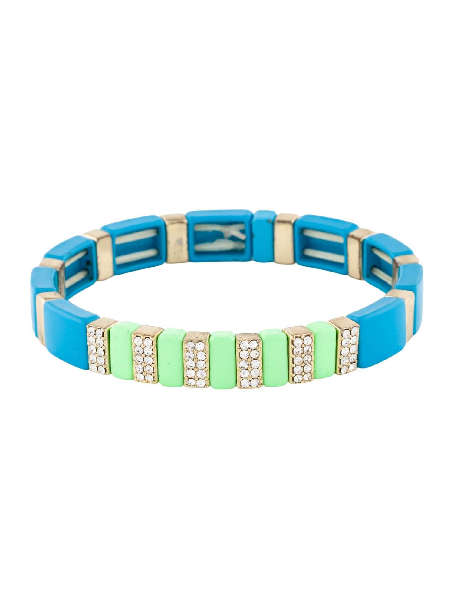 Roxanne Assoulin Crystal & Enamel Bead Bracelet