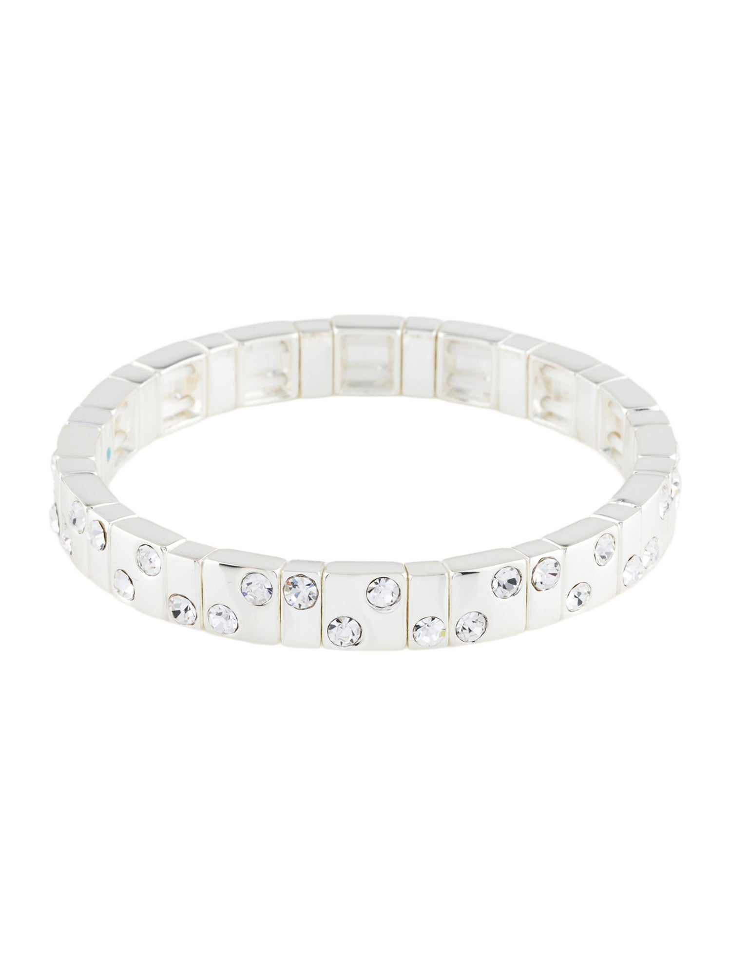 Roxanne Assoulin Crystal & Enamel Stretch Bead Bracelet