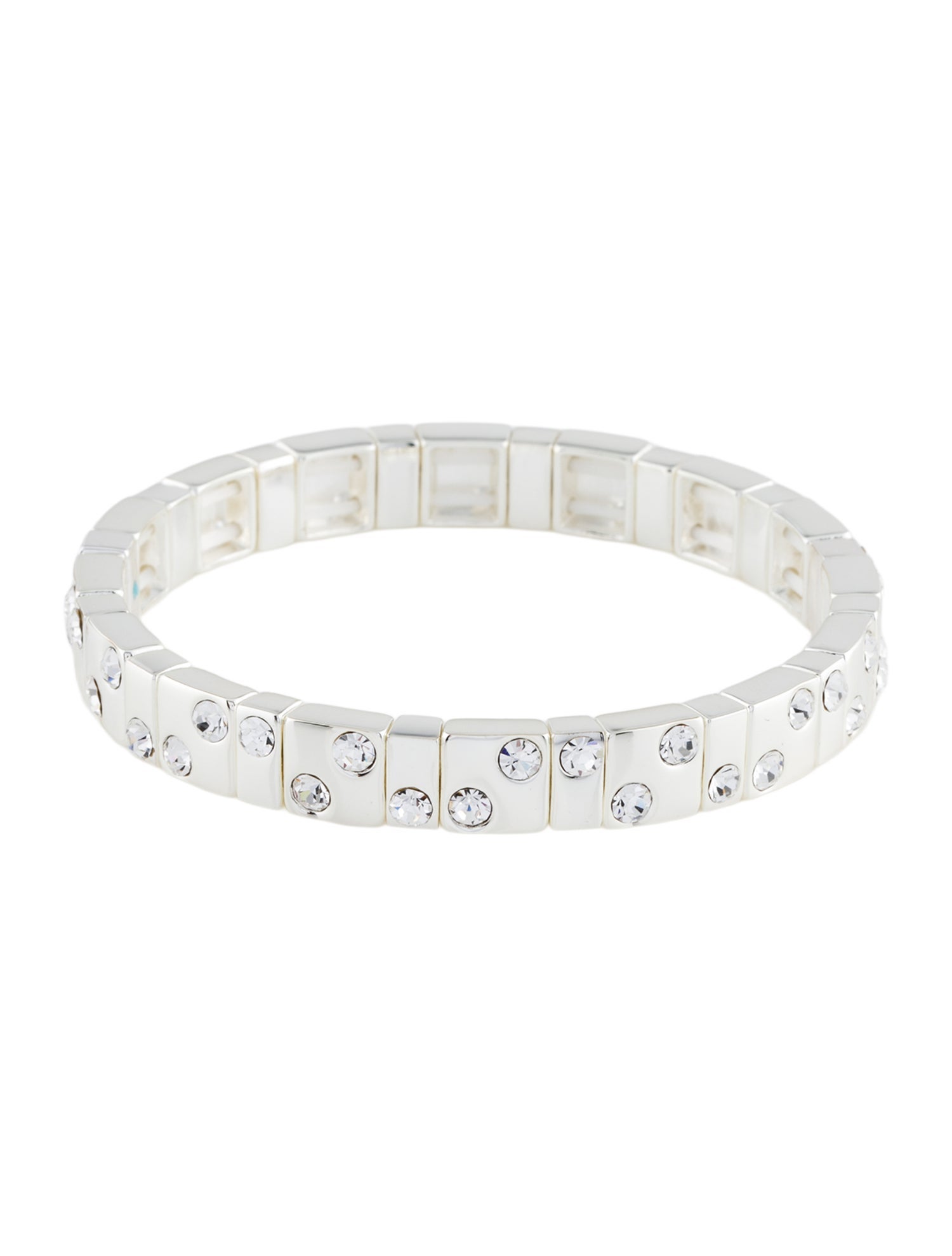 Roxanne Assoulin Crystal & Enamel Stretch Bead Bracelet