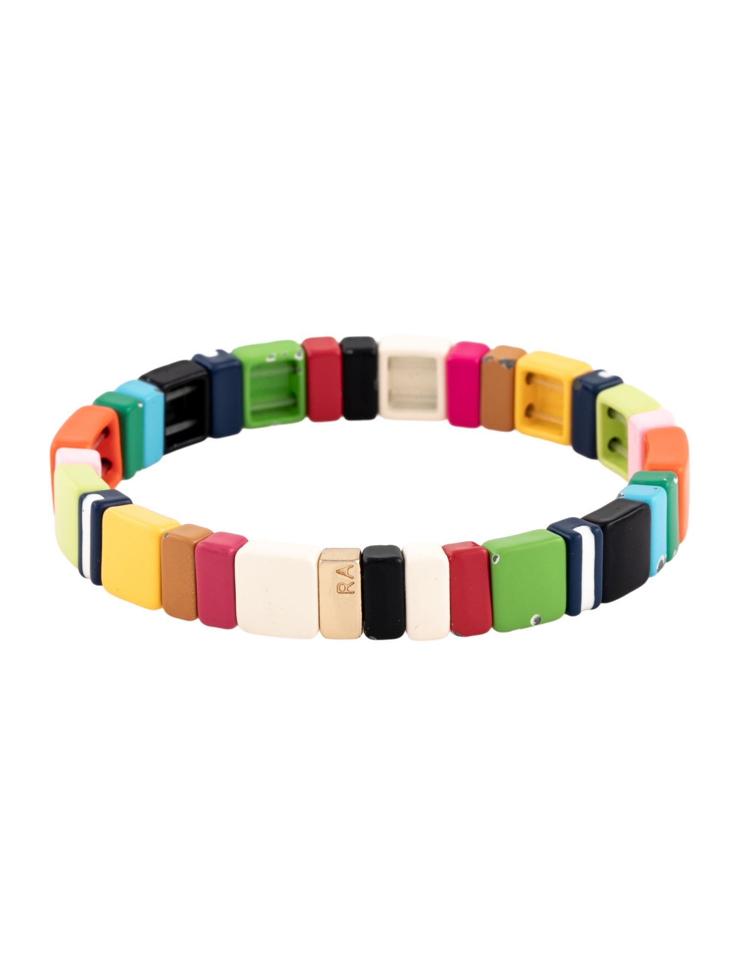 Roxanne Assoulin Enamel Bead Stretch Bangle Bracelet