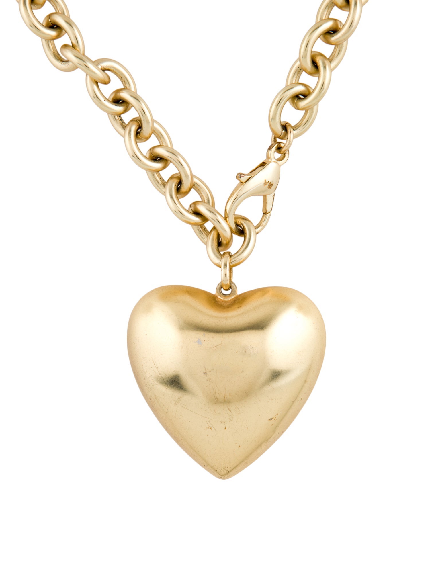 Roxanne Assoulin Puffy Heart Pendant Necklace