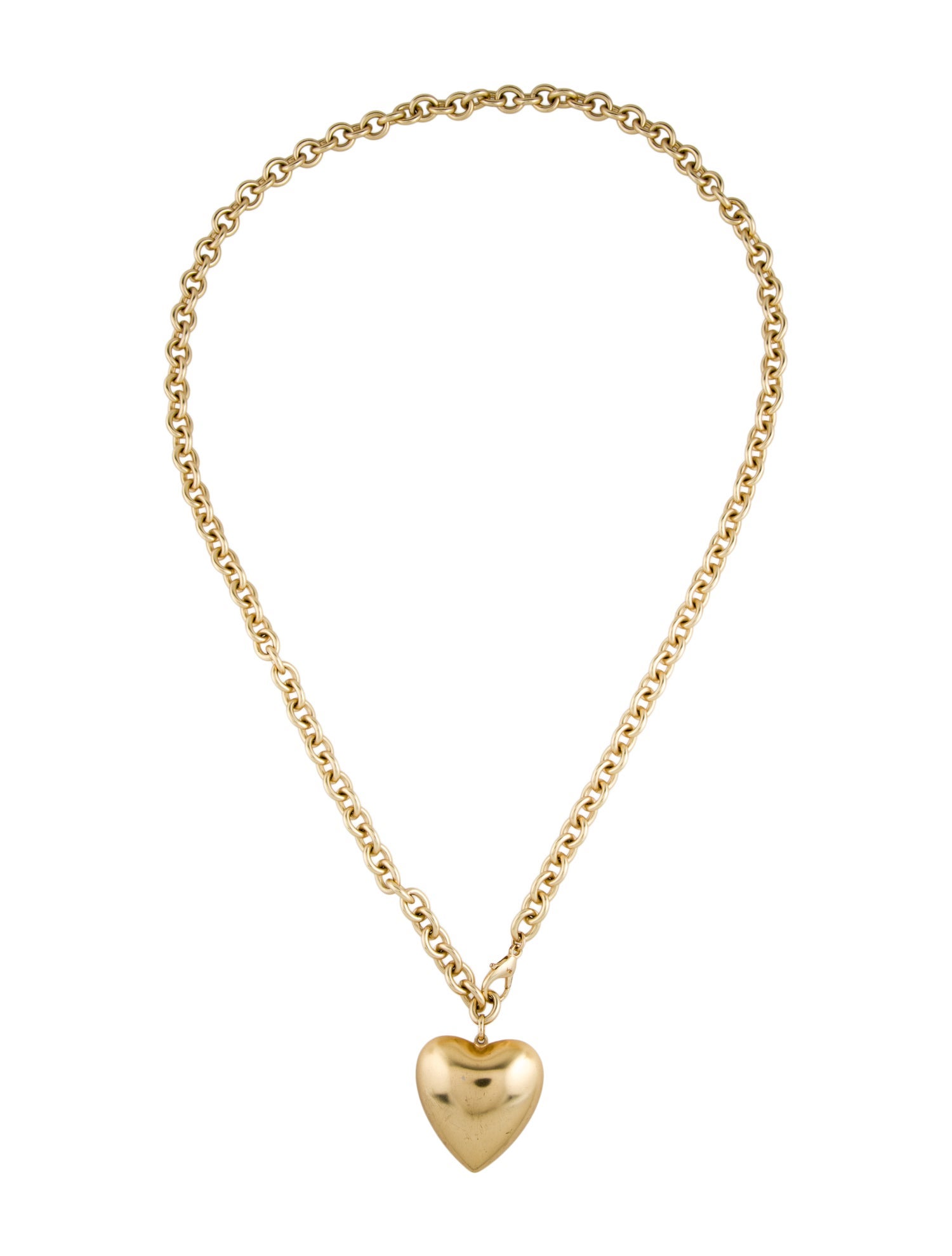 Roxanne Assoulin Puffy Heart Pendant Necklace