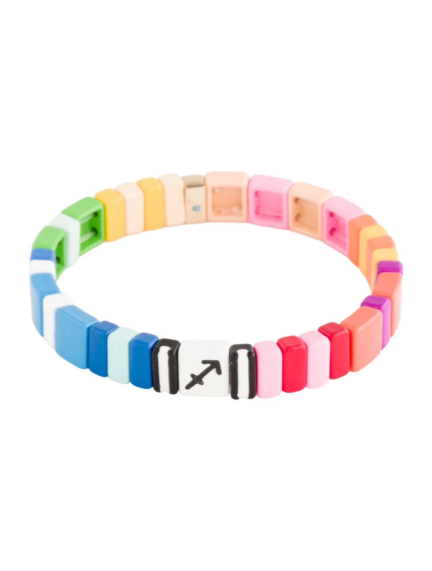 Roxanne Assoulin Enamel Multicolor Sagittarius Stretch Bracelet
