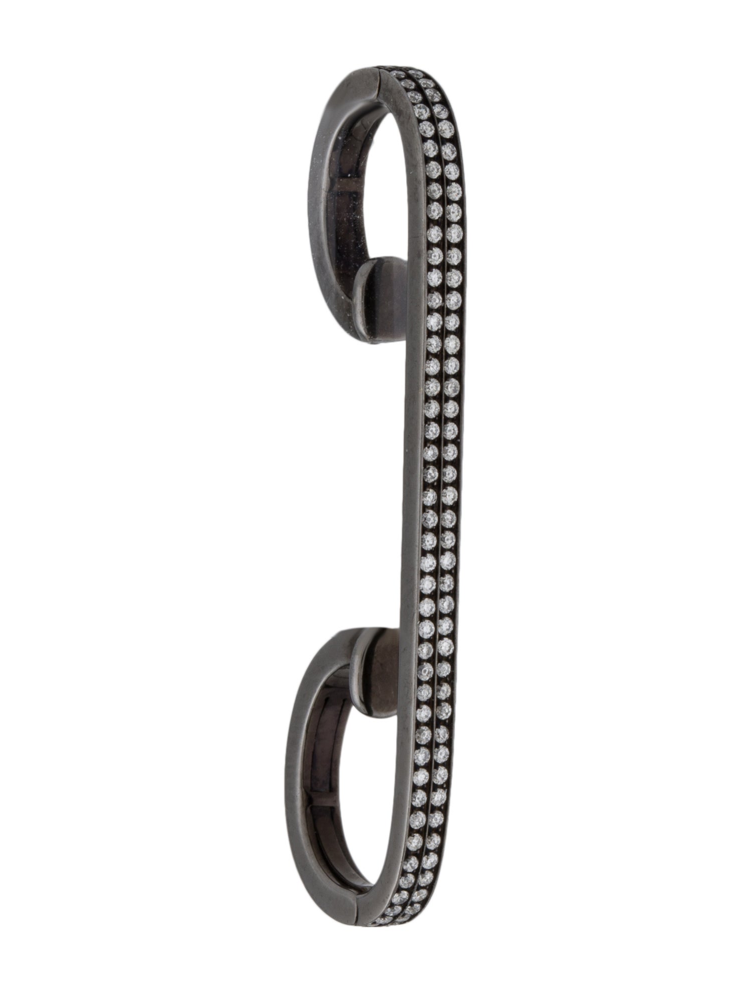 Repossi 18K Diamond Staple Medium Ear Cuff