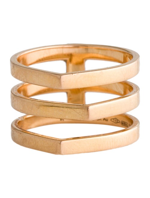 Repossi 18K Antifer Three Row Ring
