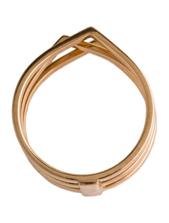 Repossi 18K Antifer Three Row Ring