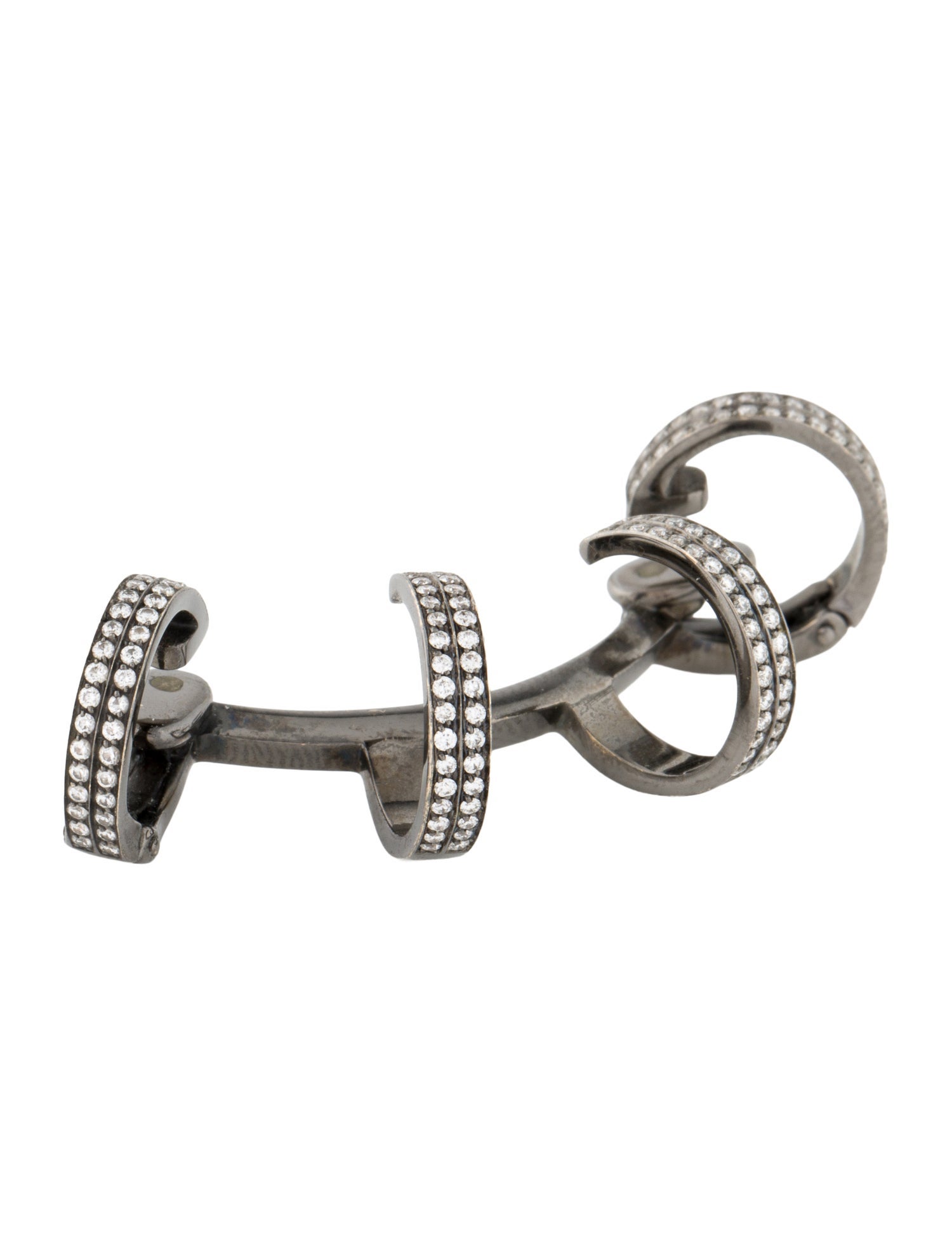 Repossi 18K Diamond Berbère 4 Row Ear Cuff