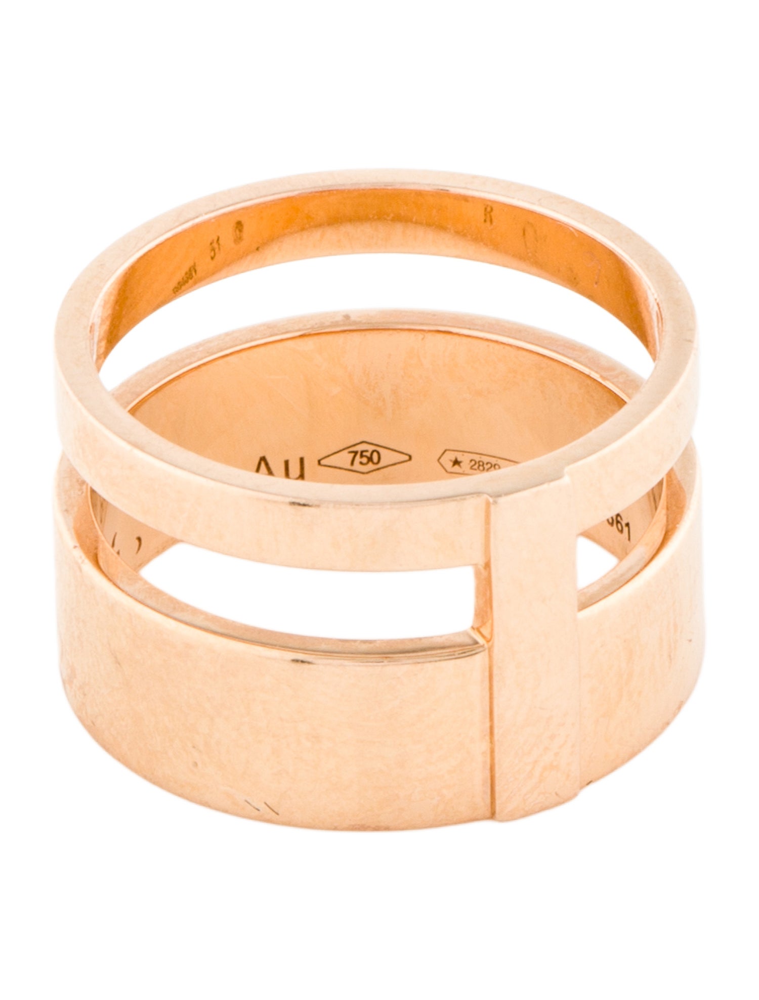 Repossi 18K Berbere 2-Row Ring