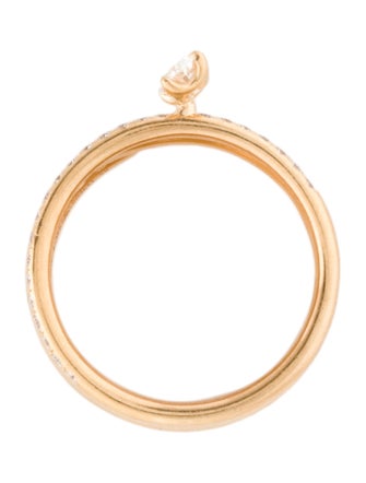 Repossi 18K Diamond Blast Ring