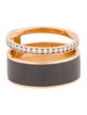 Repossi 18K Lacquer & Diamond Berbere Chromatic Ring