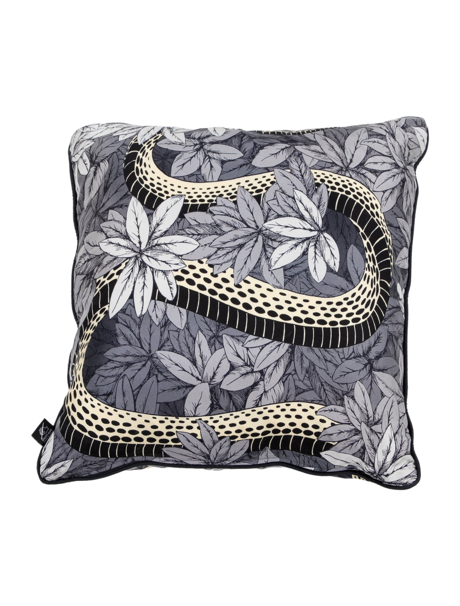 Fornasetti Peccato Originale Silk Blend Throw Pillow