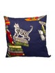 Fornasetti Printed Throw Pillow