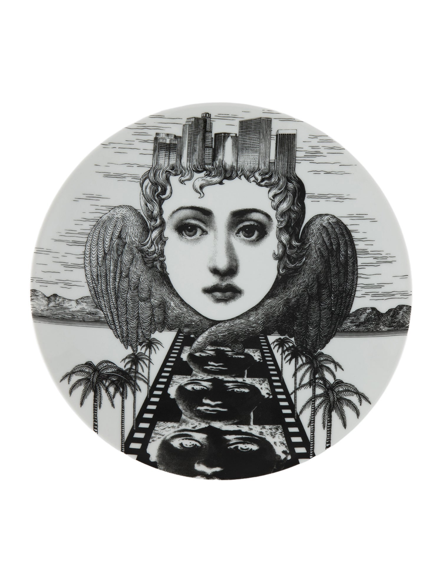 Fornasetti Tema E Variazioni n. 372 Wall Plate