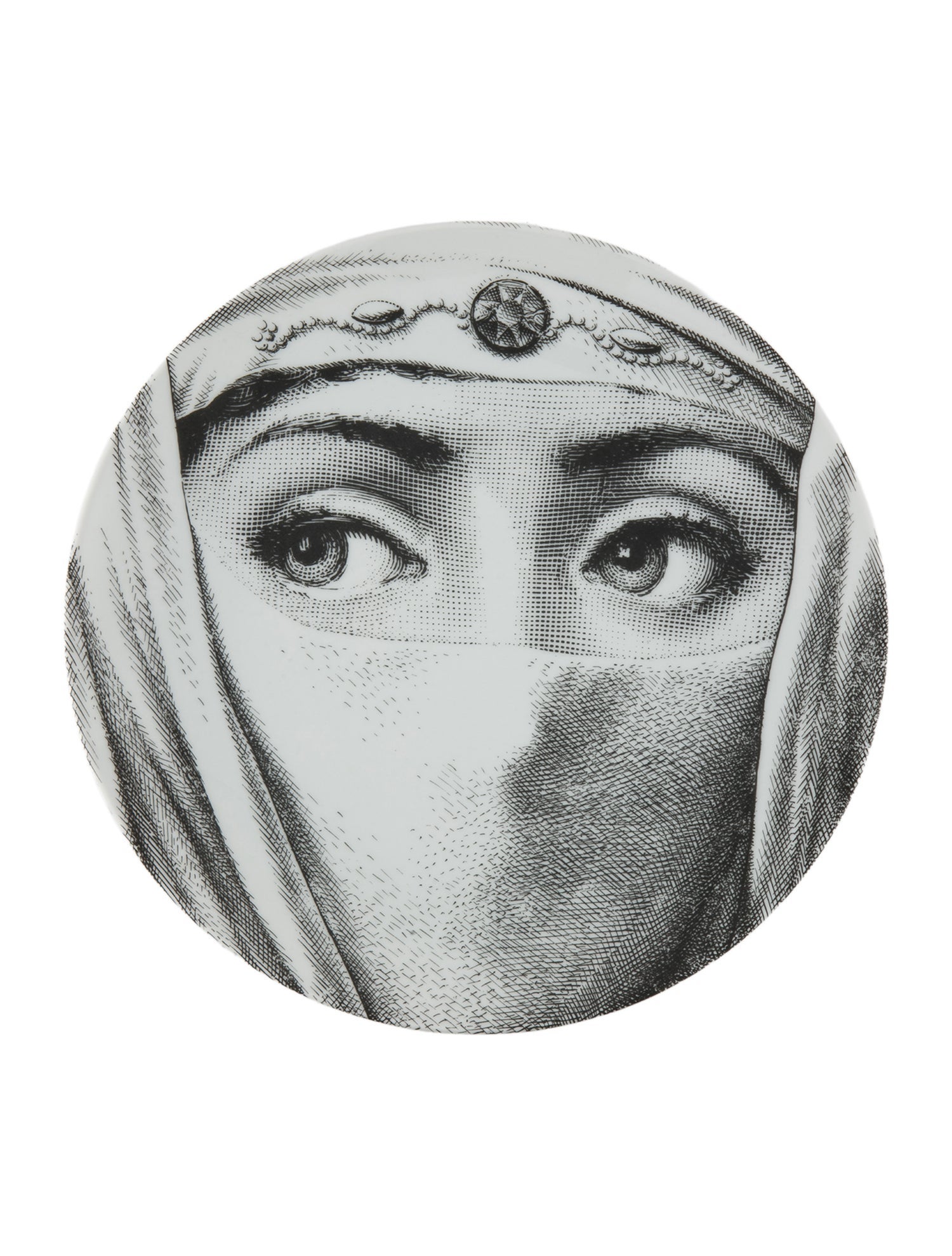 Fornasetti Fornasetti Tema e Variazioni No. 84 Wall Plate