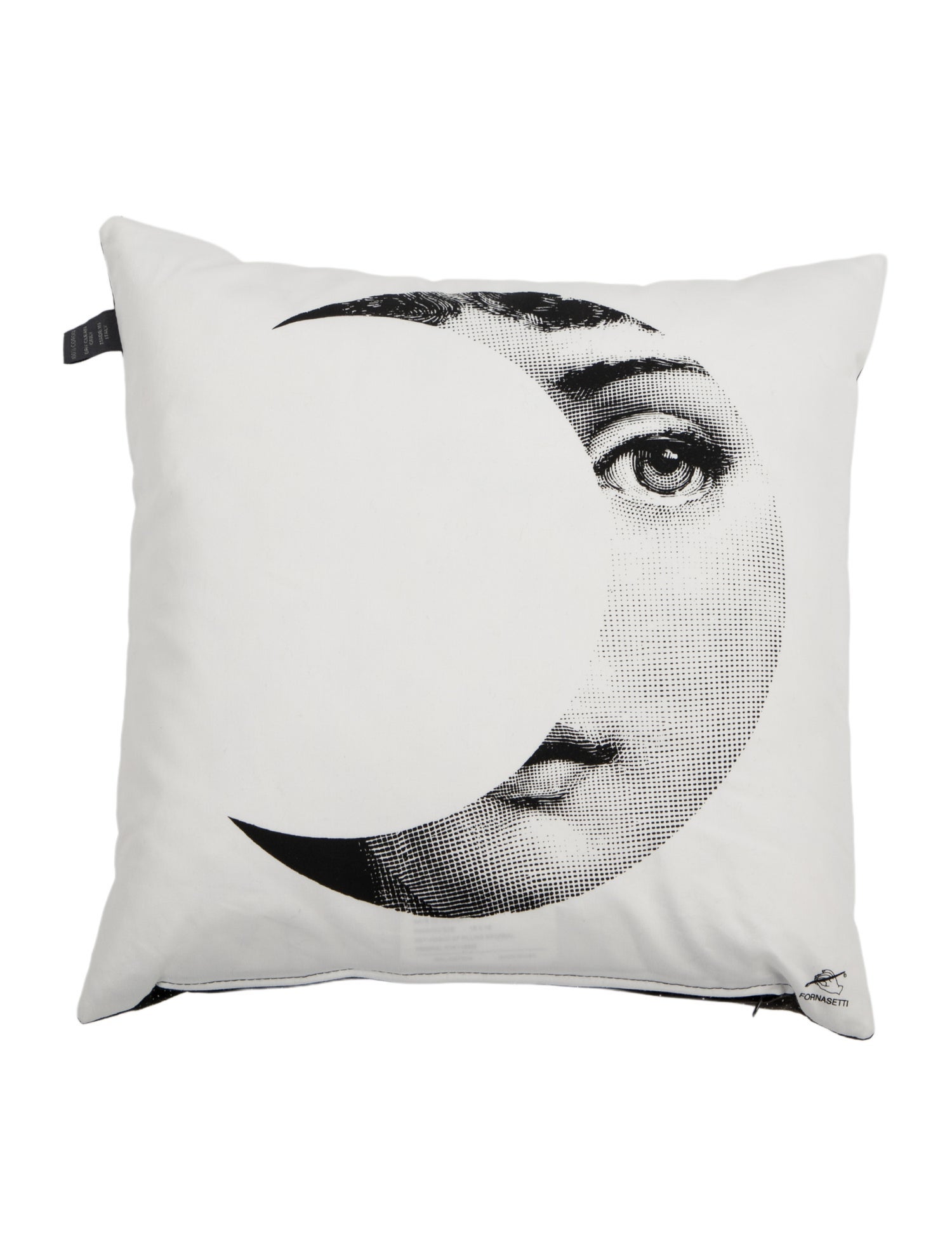 Fornasetti Lina Cavalieri-Print Throw Pillow
