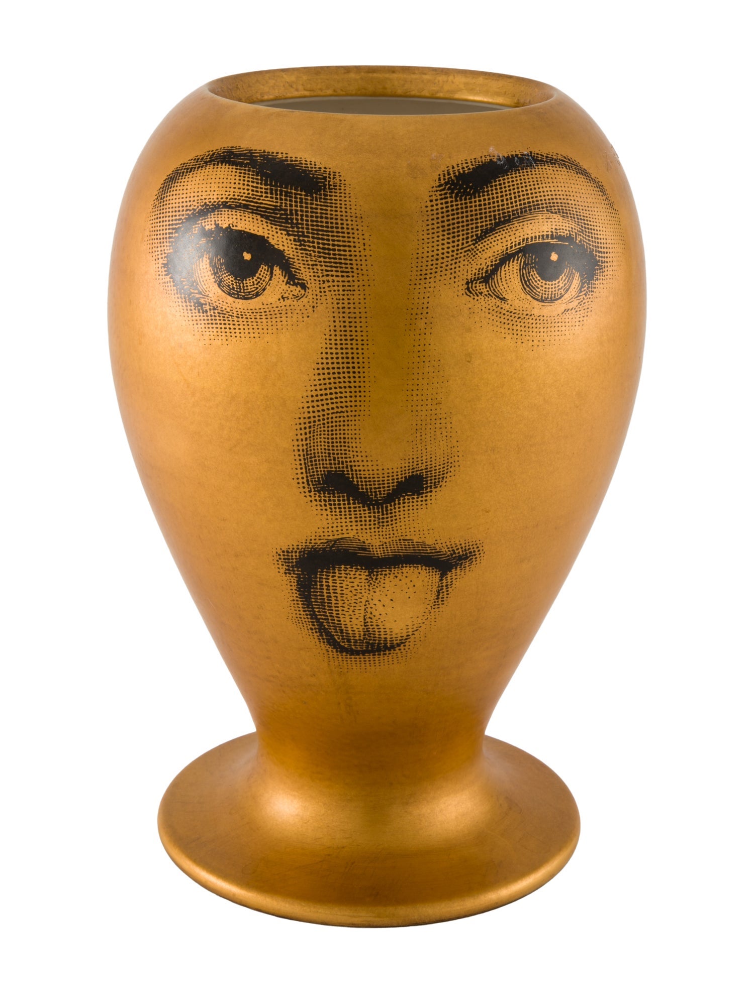 Fornasetti Ceramic Face Vase