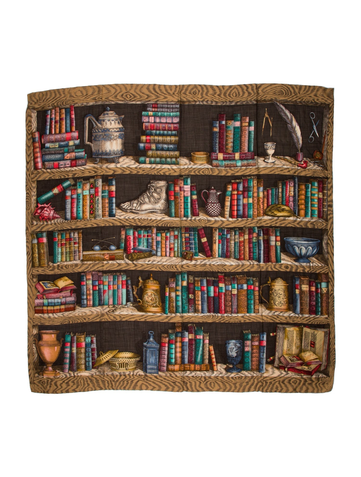 Fornasetti Silk Printed Scarf