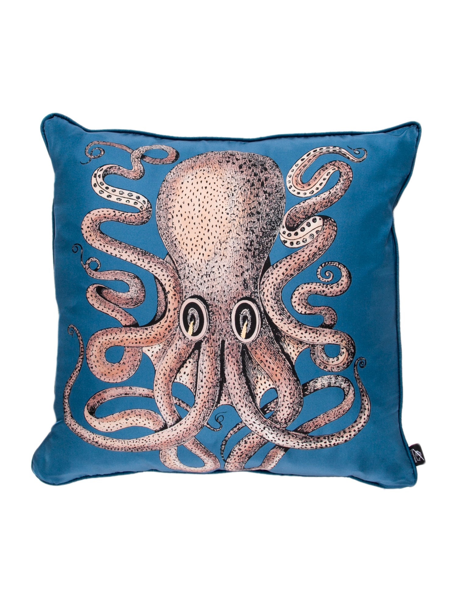 Fornasetti Polipo Silk Throw Pillow