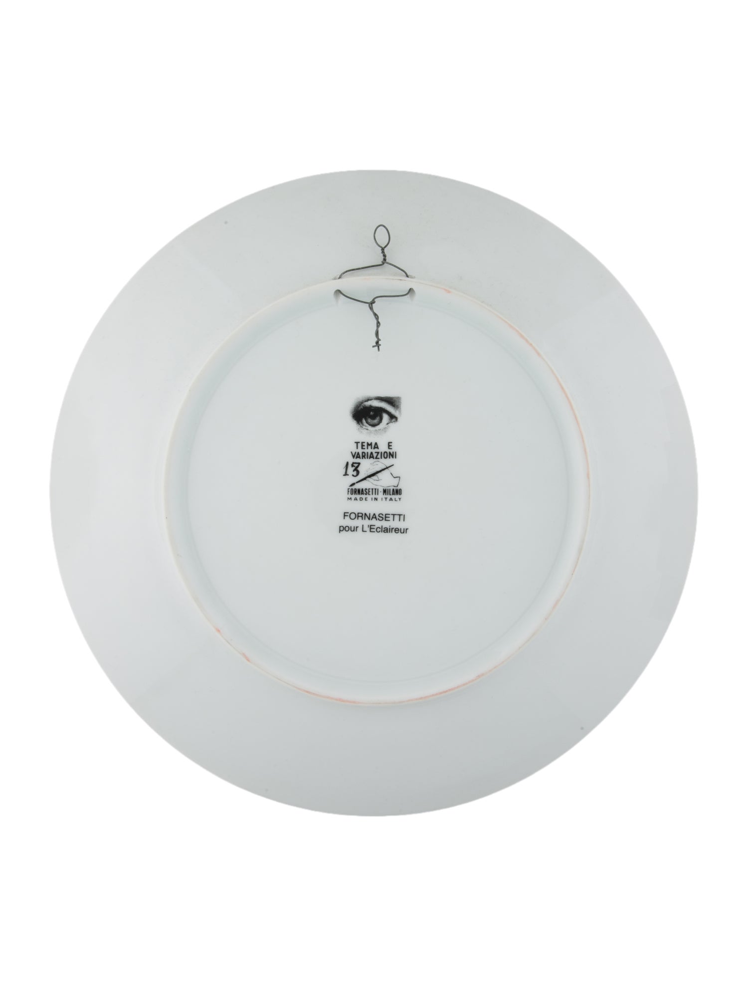 Fornasetti Tema e Variazioni N.13 Wall Plate
