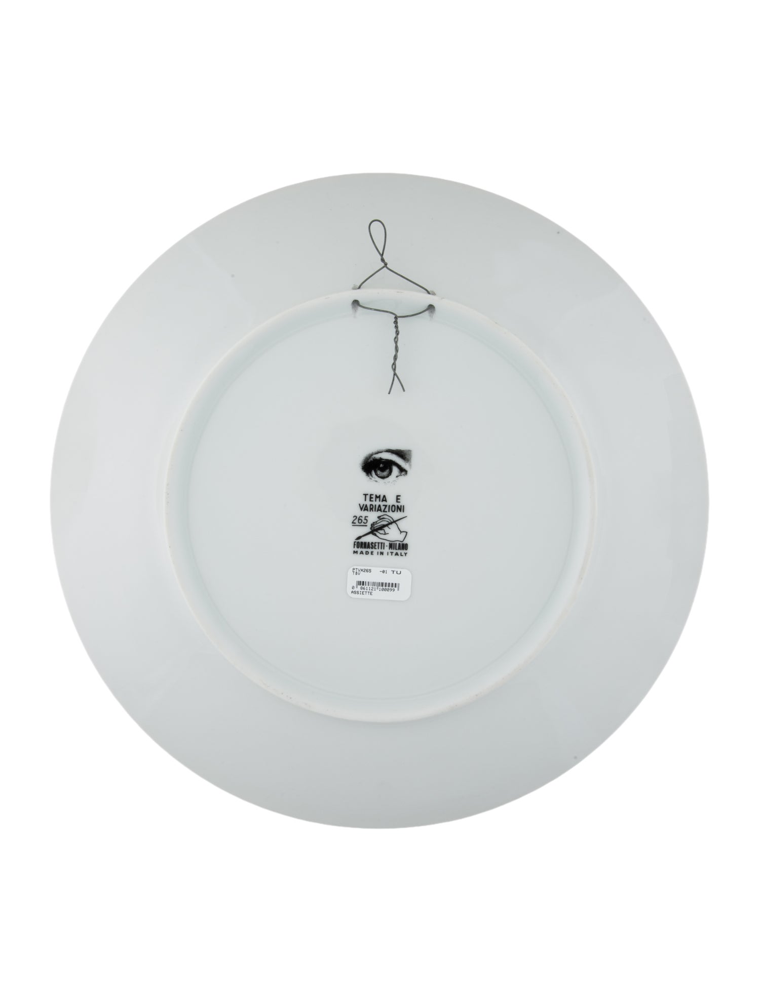 Fornasetti Tema e Variazioni N. 265 Wall Plate