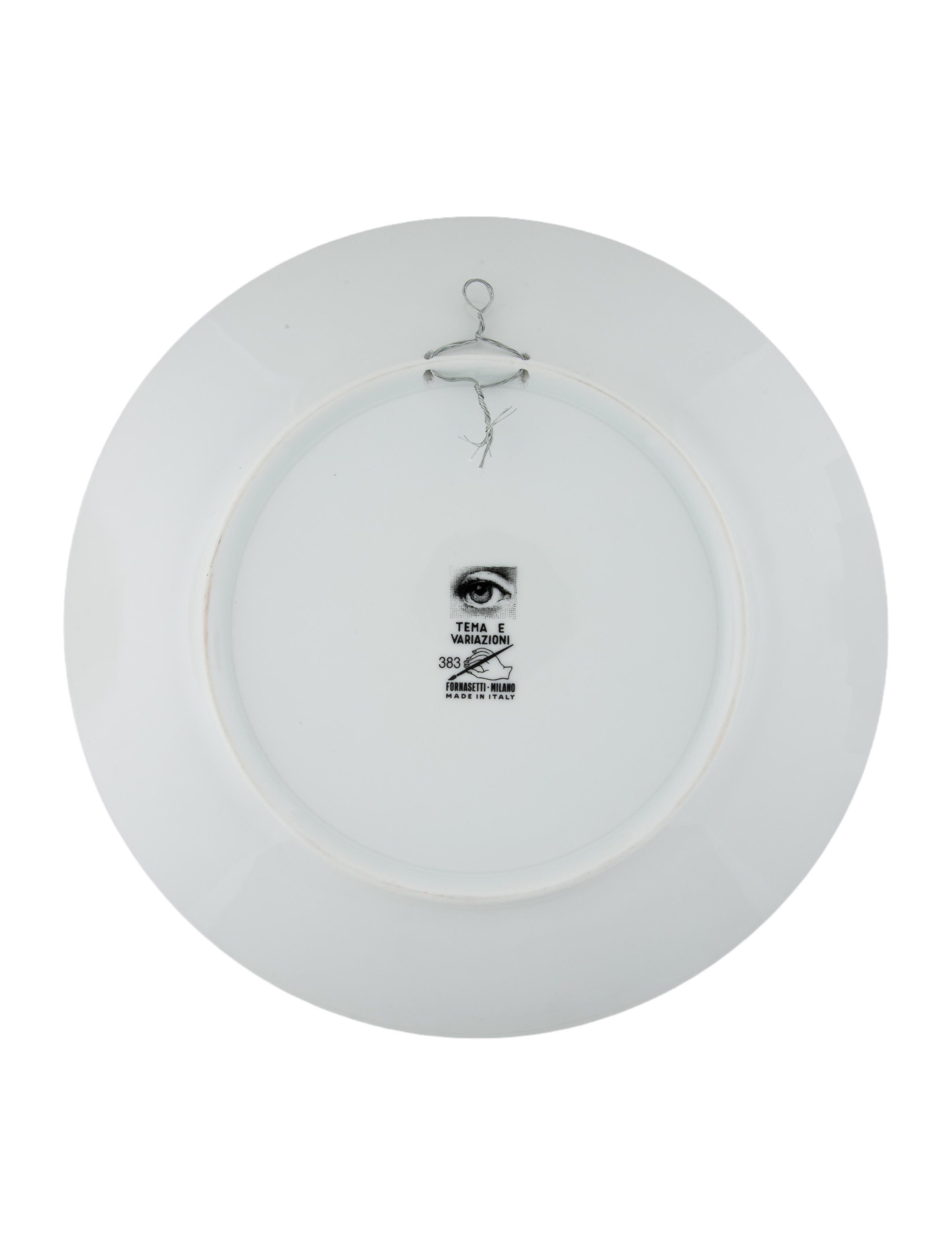 Fornasetti Tema e Variazioni N.383 Wall Plate