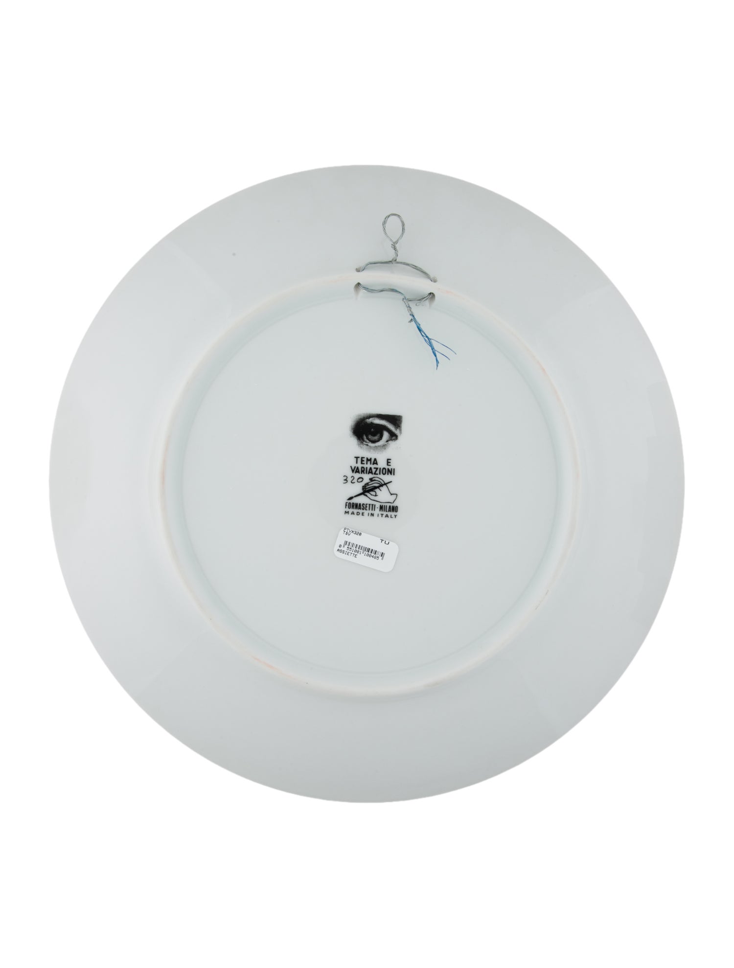 Fornasetti Porcelain Tema E Variazioni N.320 Wall Plate