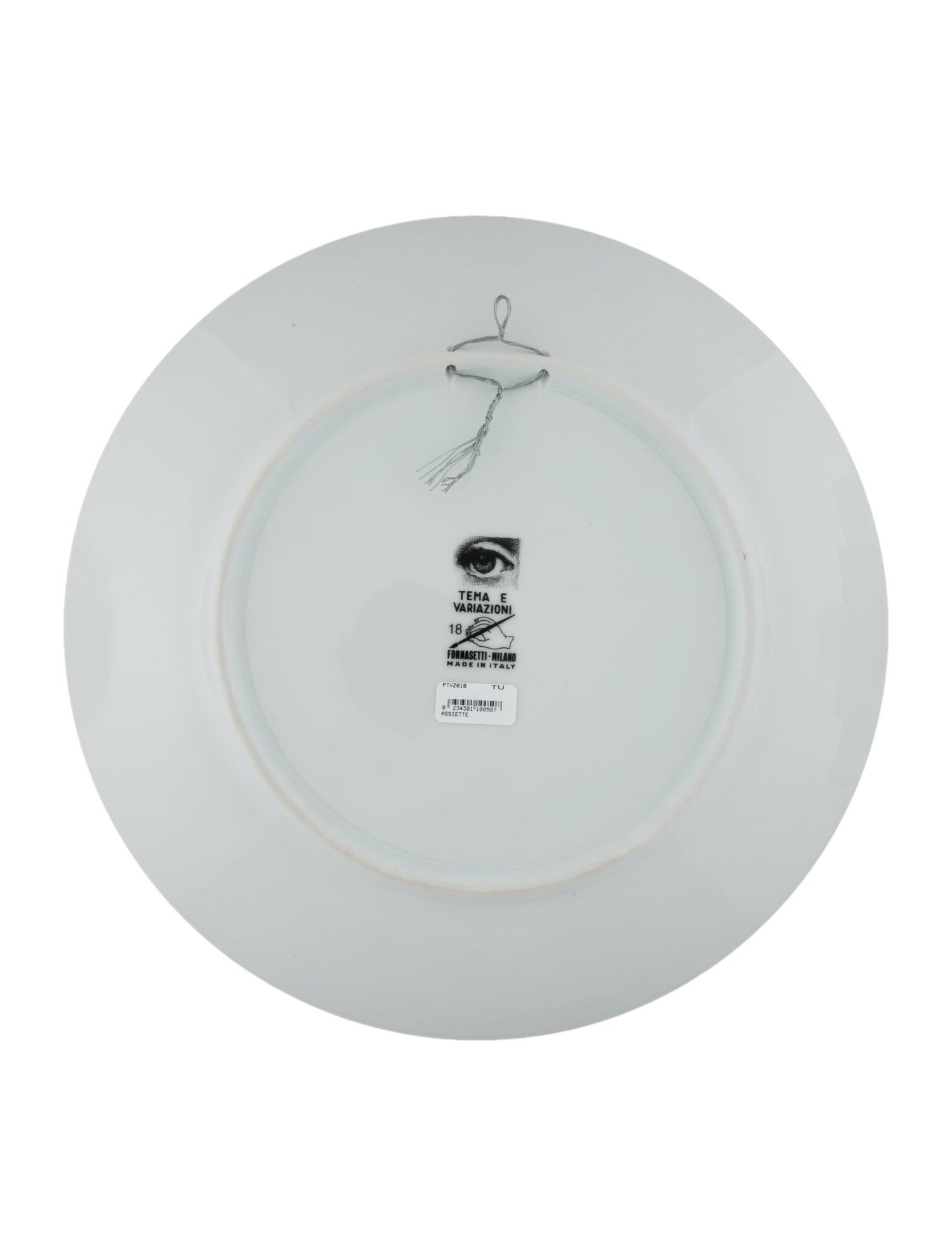 Fornasetti Porcelain Tema E Variazioni N.18 Wall Plate