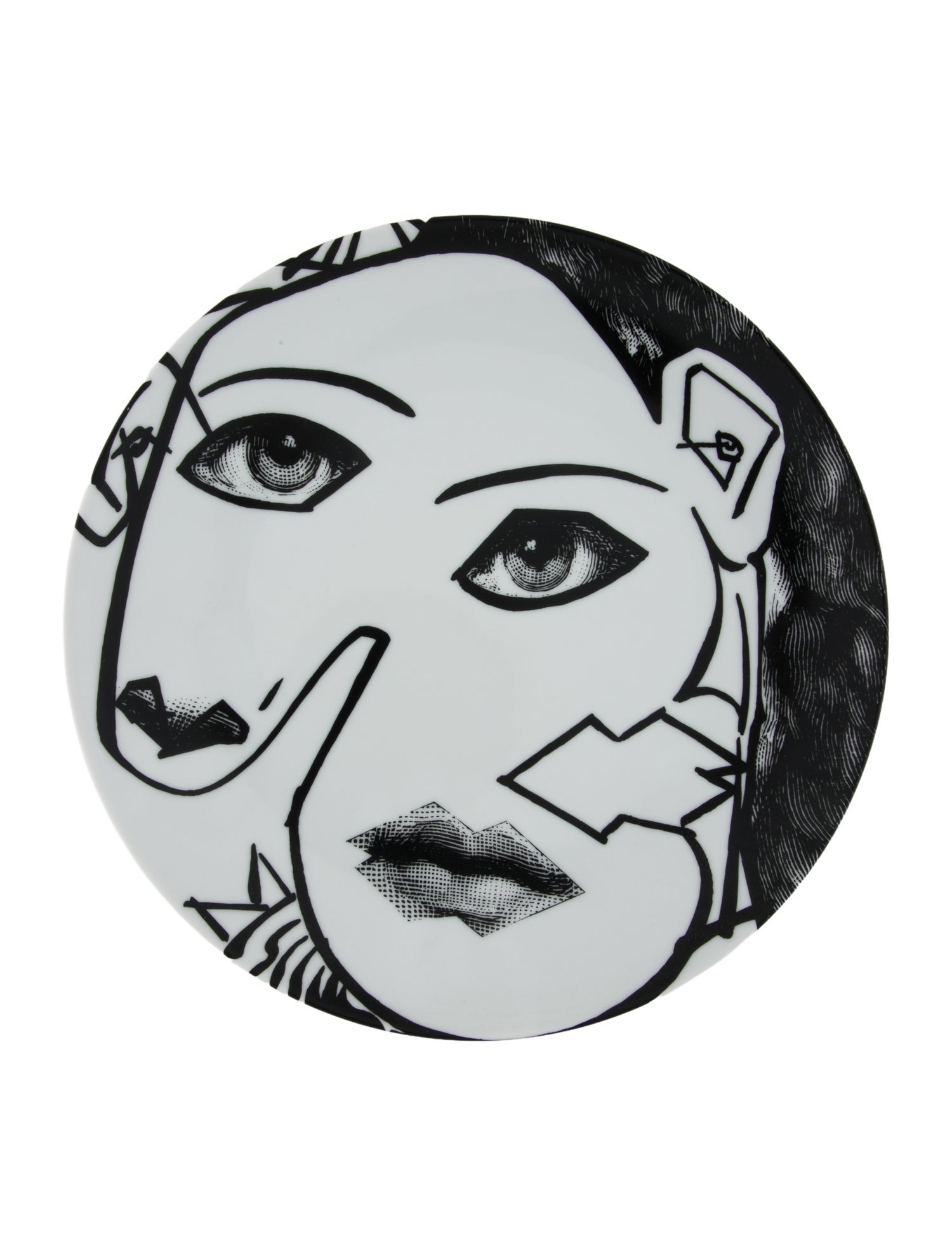 Fornasetti Porcelain Tema E Variazioni N.164 Wall Plate.