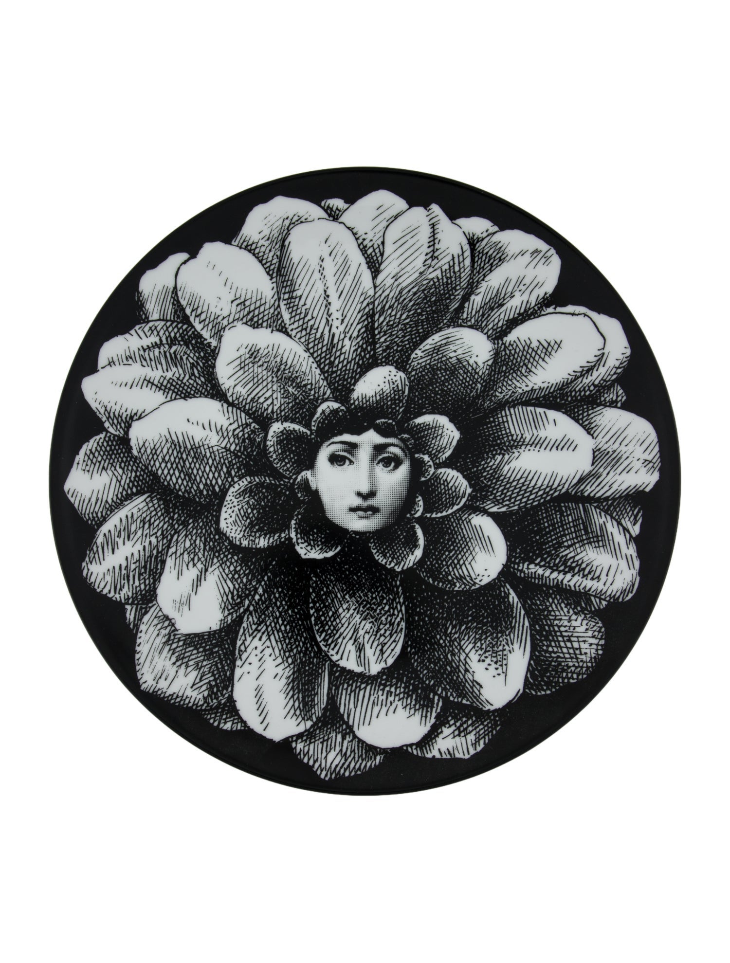 Fornasetti Porcelain Tema E Variazioni N. 124 Wall Plate