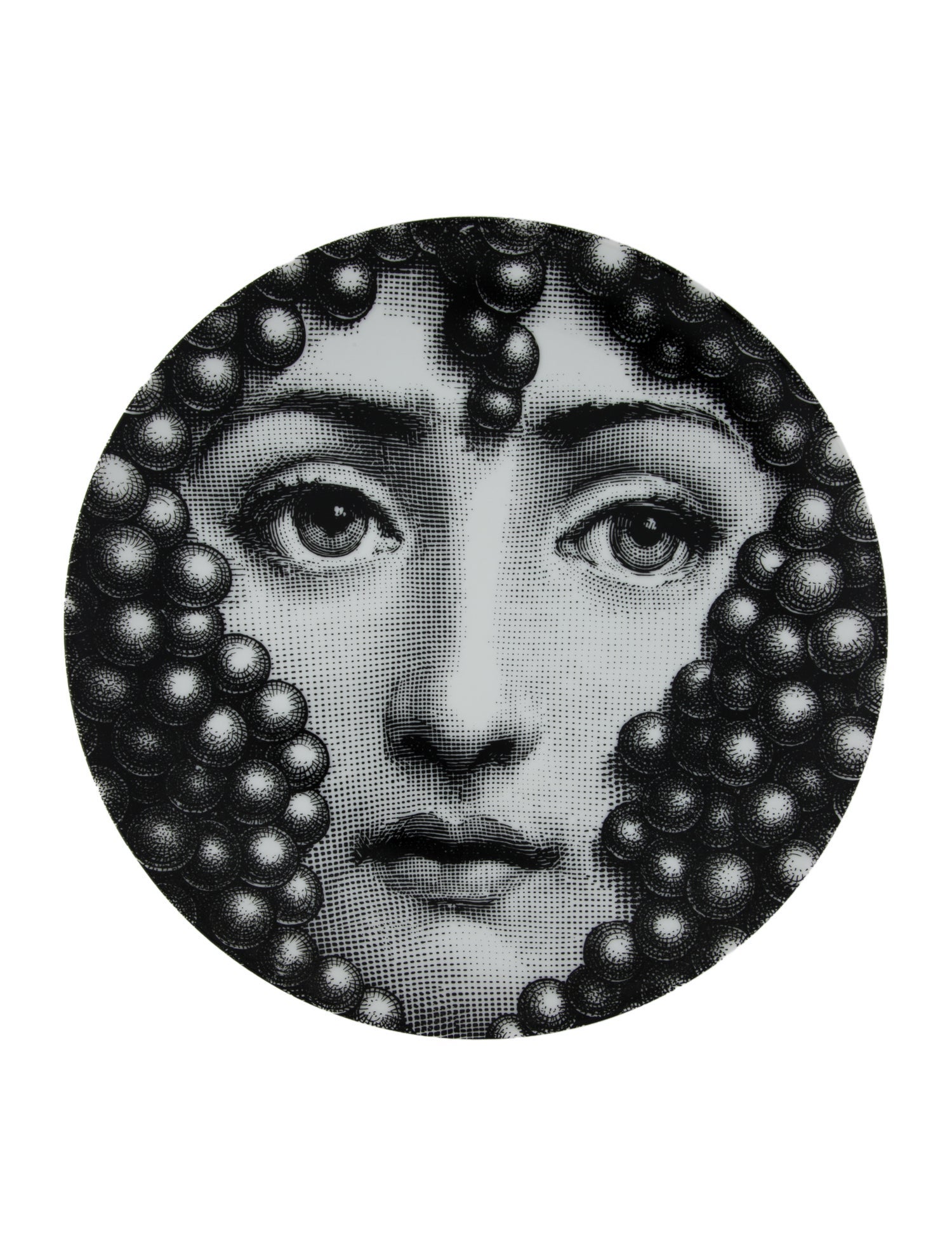 Fornasetti Porcelain Tema E Variazioni N.111 Wall Plate