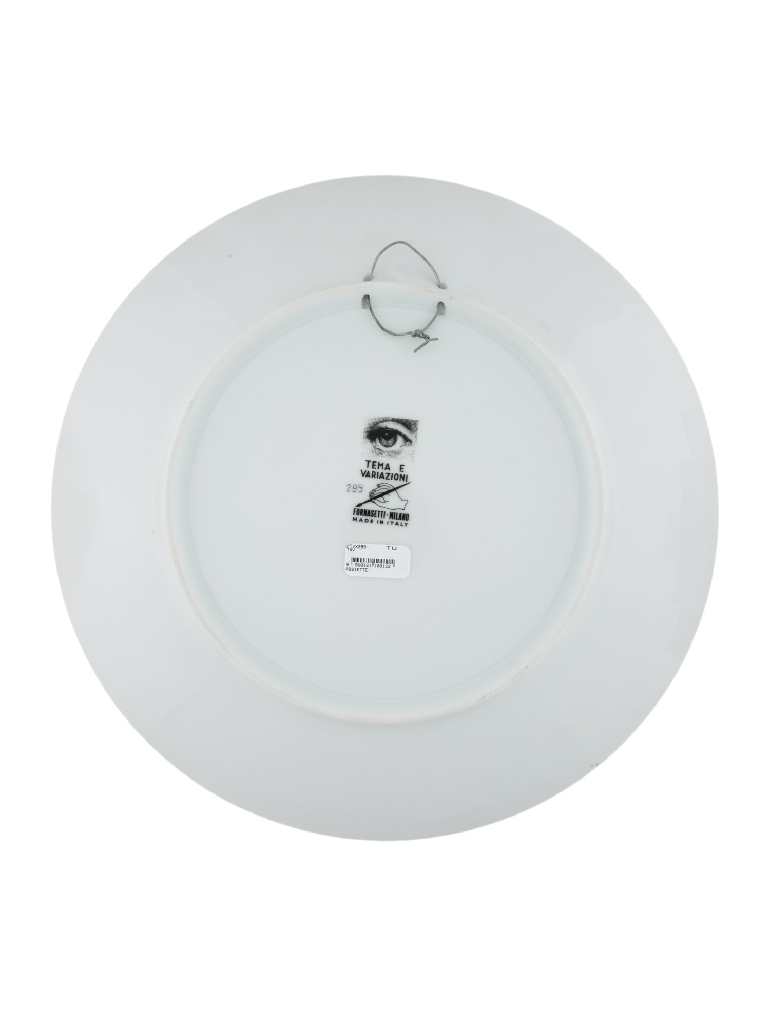 Fornasetti Porcelain Tema E Variazioni N.289 Wall Plate