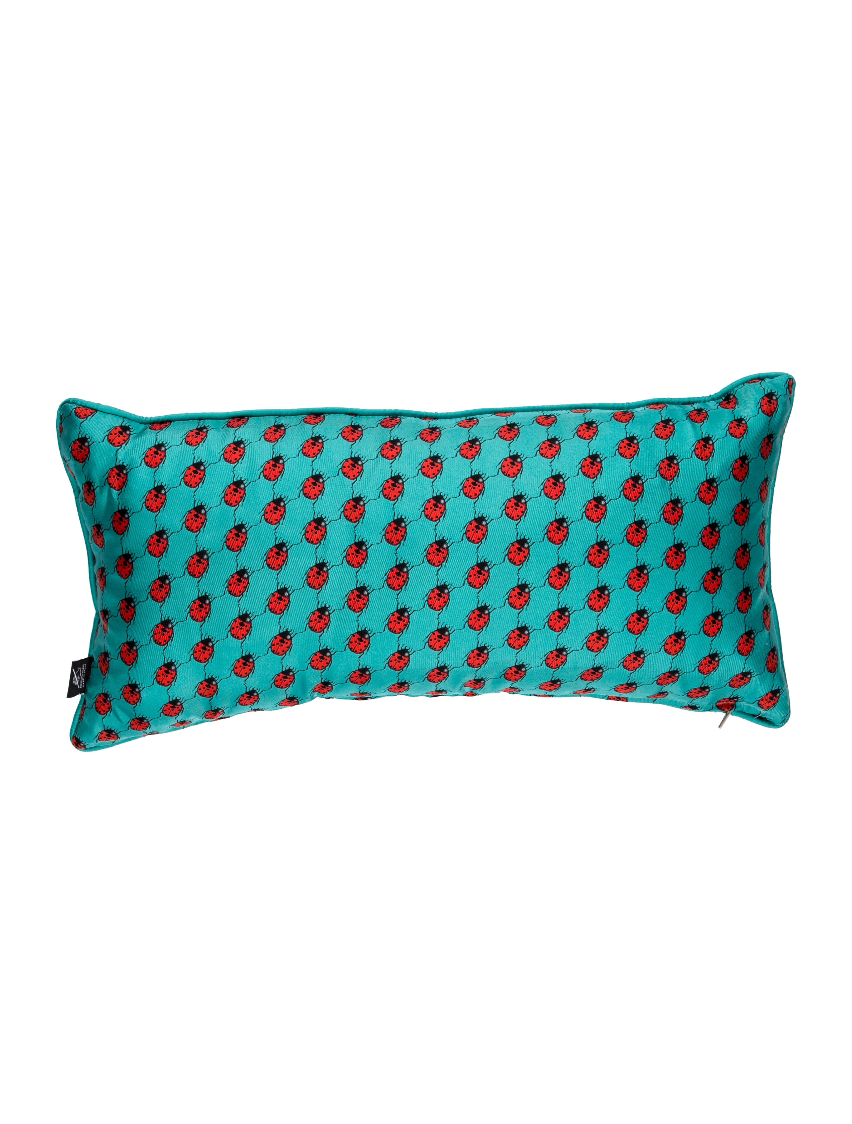Fornasetti Ladybug Silk Pillow