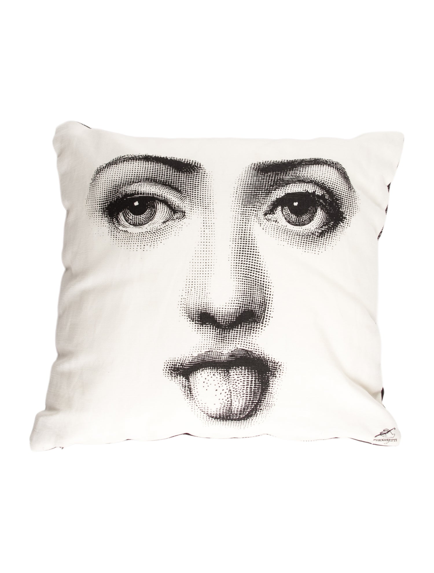 Fornasetti Luciano Marcato Muse Throw Pillow