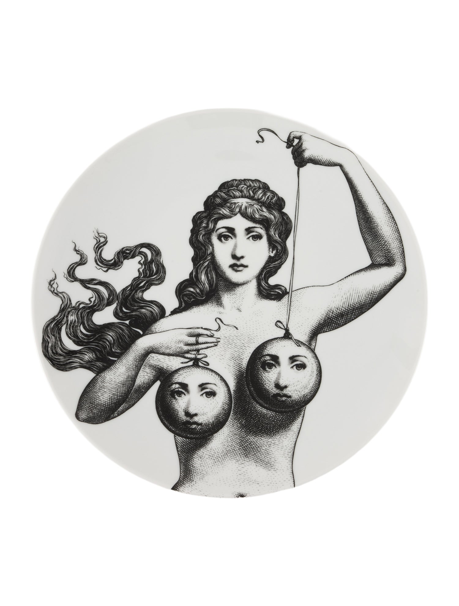 Fornasetti Tema e Variazioni Wall Plate no. 182
