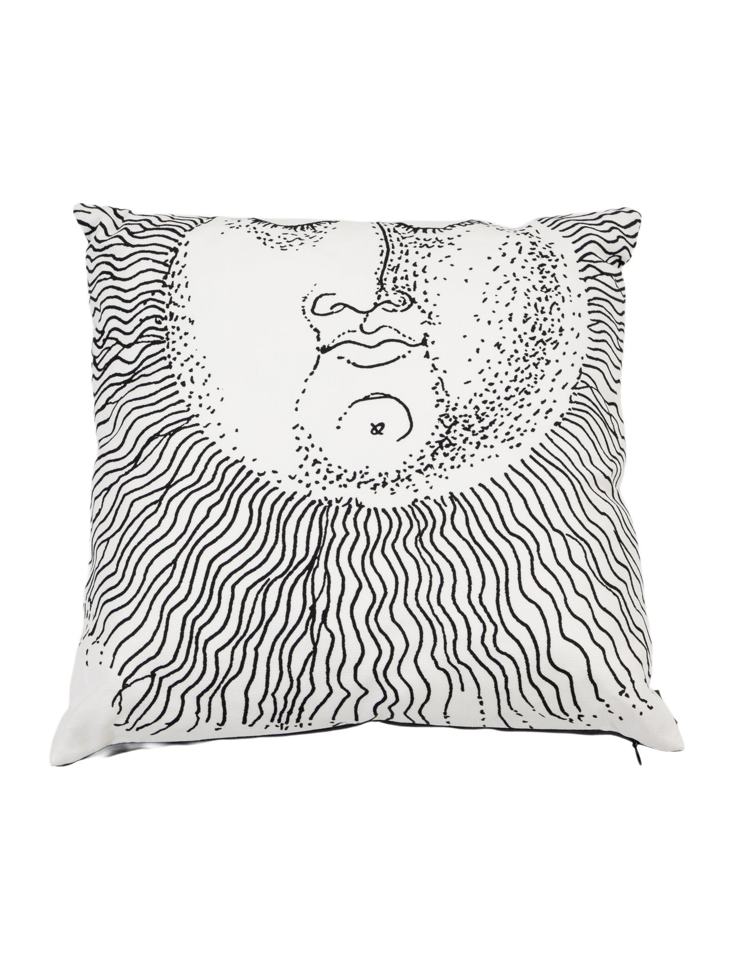 Fornasetti Solingo Reversible Throw Pillow