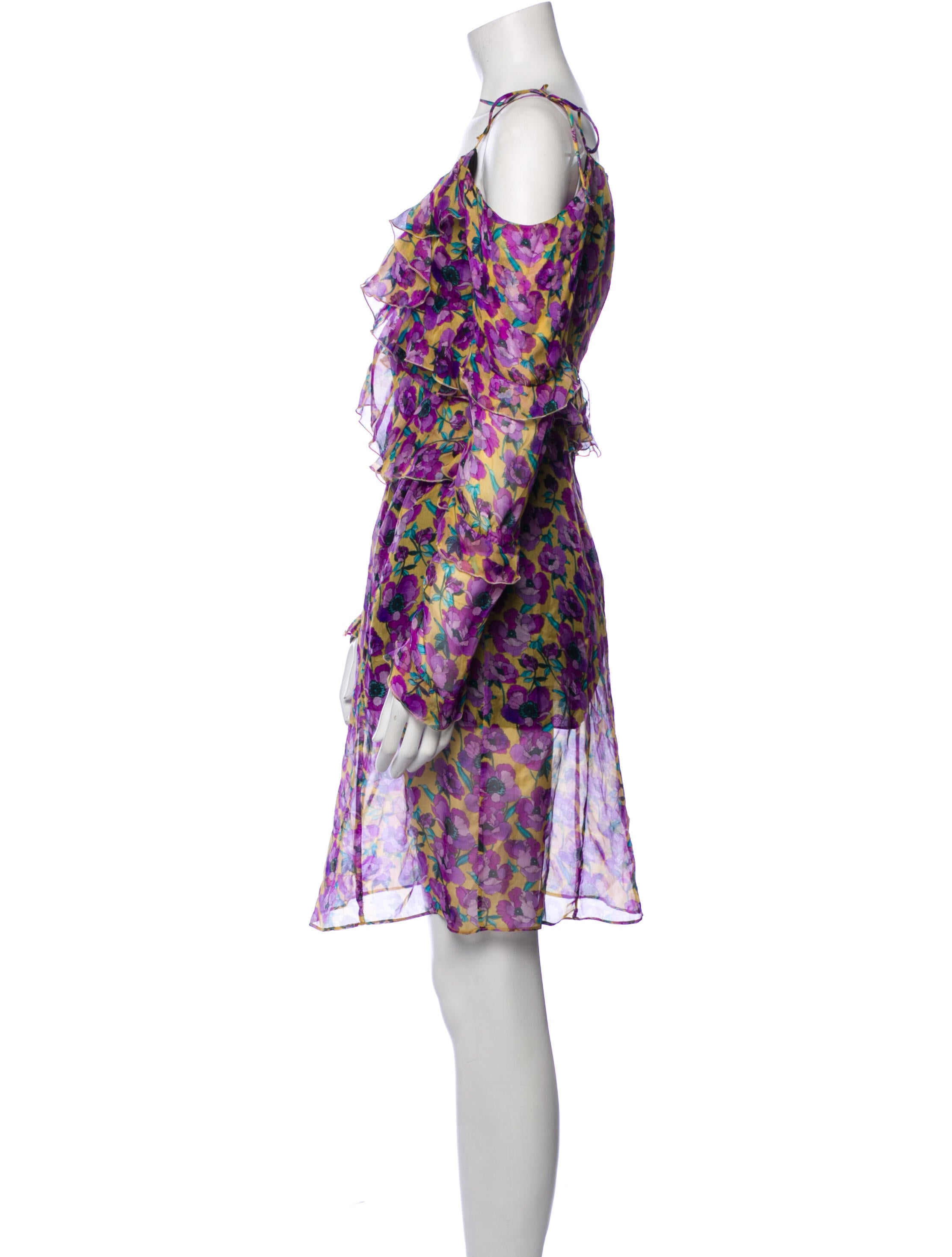 Raquel Diniz Silk Knee-Length Dress