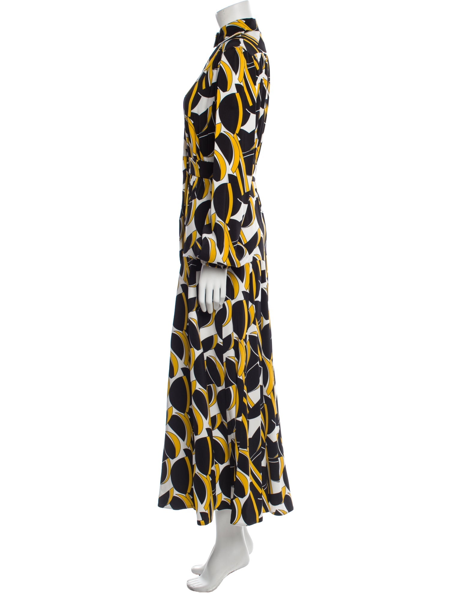 Raquel Diniz Printed Long Dress w/ Tags