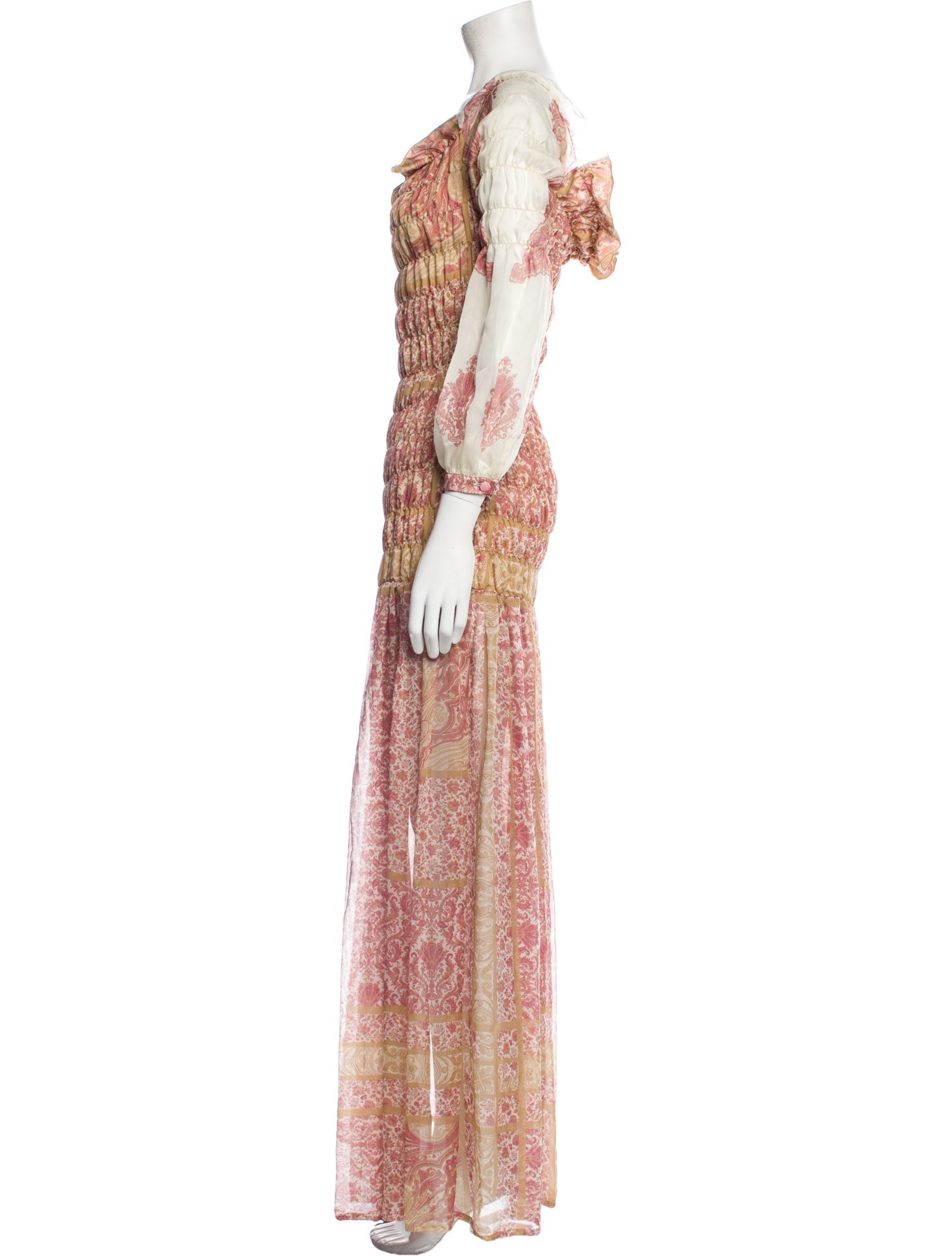 Raquel Diniz Silk Long Dress
