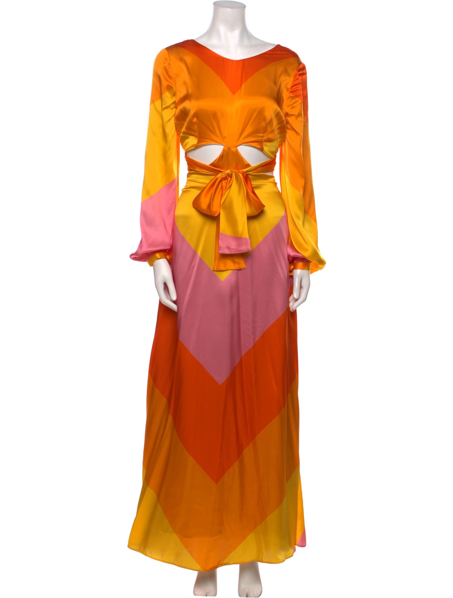 Raquel Diniz Silk Long Dress